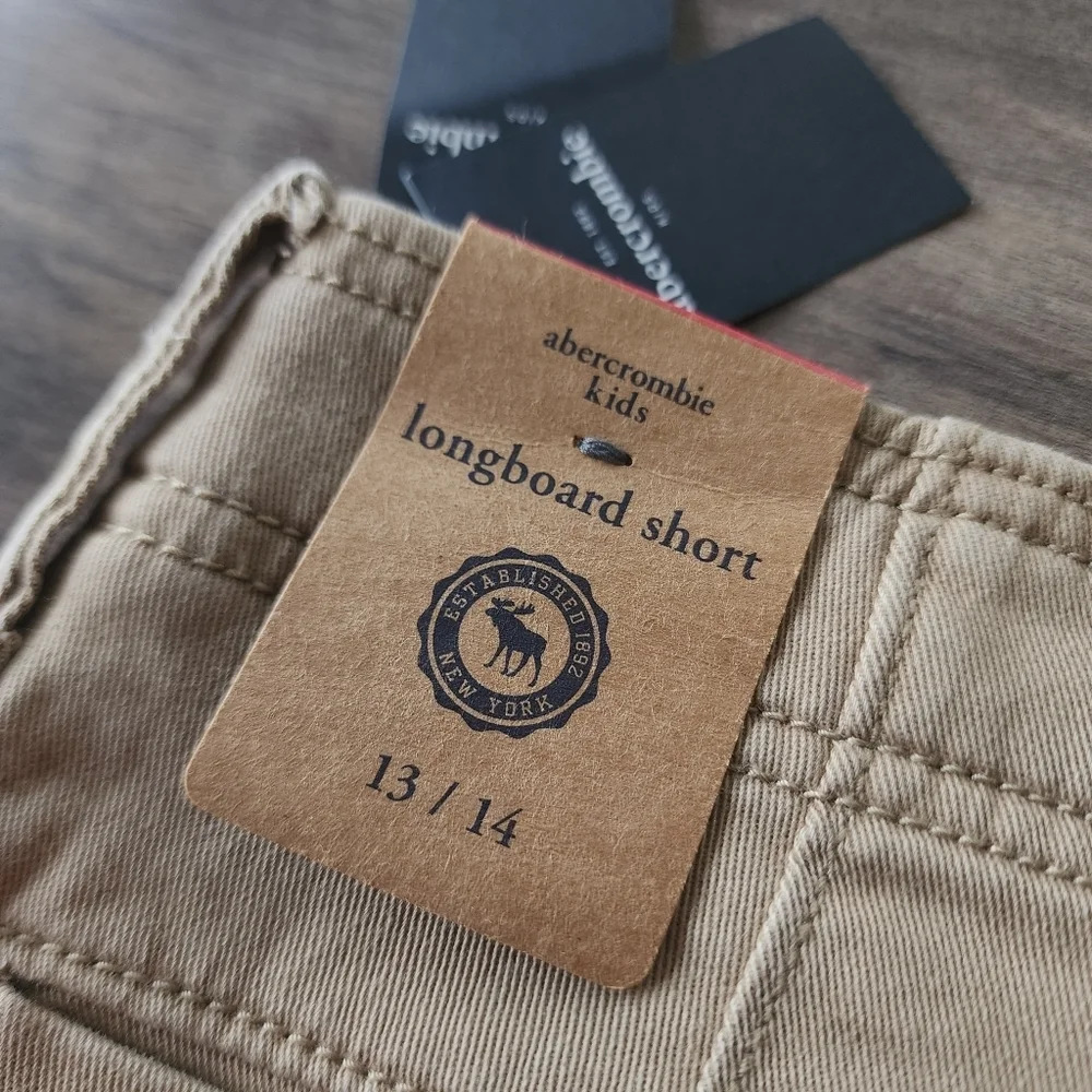Abercrombie Kids Longboard Shorts 13/14 NWT - Picture 13 of 16